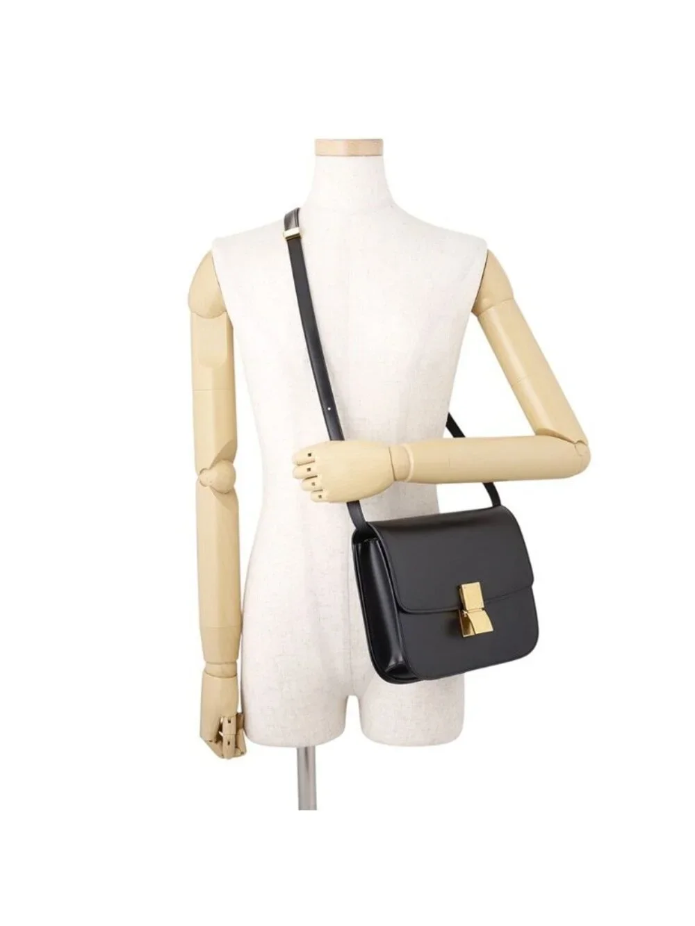 Celine Shoulder Bag Classic Box Dls Black